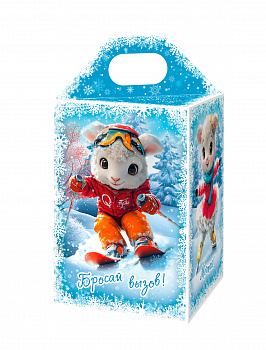 Новогодний набор №03 "Зимние игры" Картон 1/400