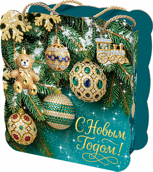 Новогодний набор №17 "Шик-блеск" Переплетный картон 1/1100