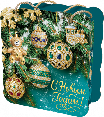 Новогодний набор №17 "Шик-блеск" Переплетный картон 1/1100