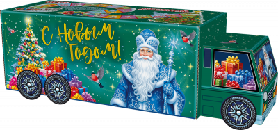 Новогодний набор №15 "Фура "Изумрудная" Картон 1/1200