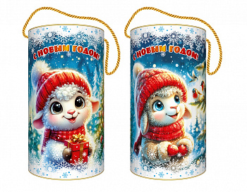 Новогодний набор №13 "Утро в лесу" Картон. Тубус 1/920